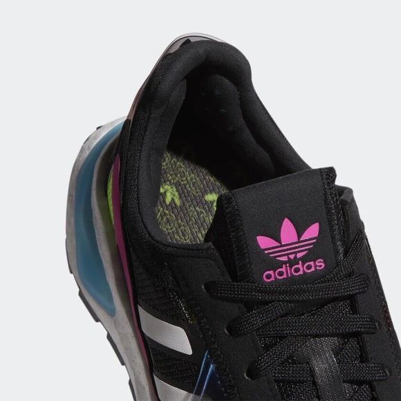 MEN\'S adidas Retropy P9 Black Aero Green/Aluminum/Gum Q47100 main image 15